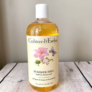 Crabtree & Evelyn Summer Hill Scented  Bath Body Wash Shower Gel Soap 16.9oz